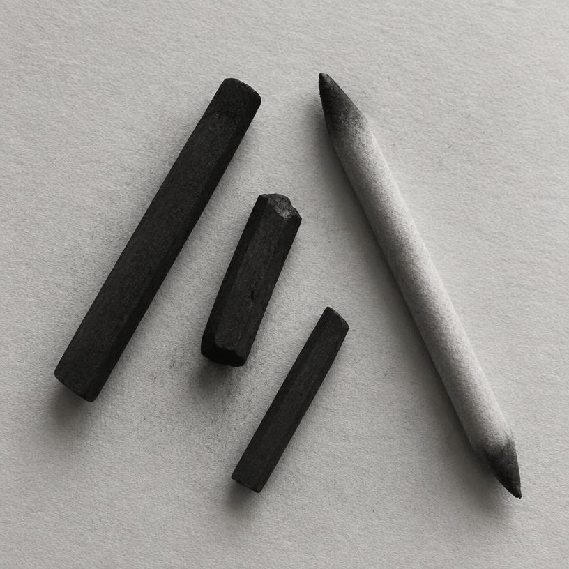 You love charcoal art.