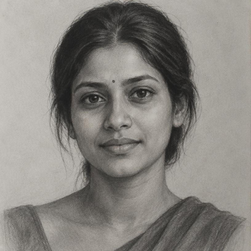 You want to create realistic portraits.